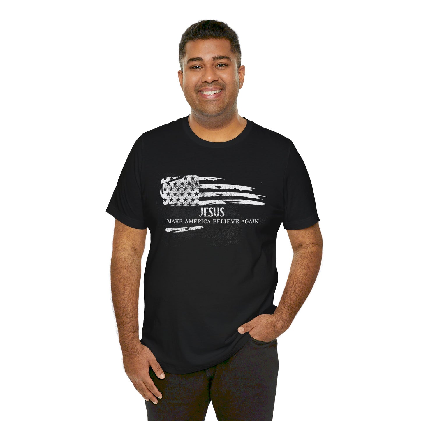 Make America Believe Unisex Jersey Short Sleeve Tee